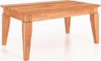Couchtisch Sydo aus Kernbuche massiv 70x110x50 cm mit Holzbeinen