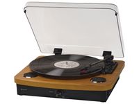 Denver VPL-230LW Retro Plattenspieler mit Dual Bluetooth, USB/SD-Eingang und integrierten Lautsprechern