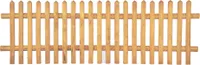 Senkrechtzaun braun 250 x 80 cm Latten 55 mm