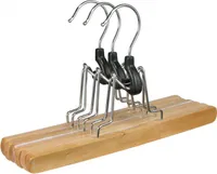 3er Set Hosenspanner aus Holz Kleiderbügel Hosenbügel Hosen Holz