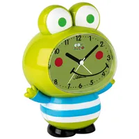 Atlanta 2161 Wecker für Kinder Kinderwecker FROSCH Quarz grün Froschwecker