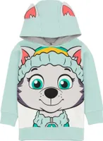 Paw Patrol - Kapuzenpullover 3D-Ohren für Kinder NS7029 (110) (Blau/Grün/Grau)