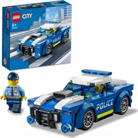 LEGO 60312 City Polizeiauto, Polizei-Spielzeug ab 5 Jahren, Geschenk für Kinder mit Polizisten-Minifigur, Abenteuer-Serie, kreatives Kinderspielzeug für Jungen und Mädchen