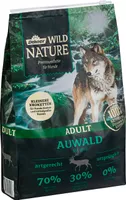 Dehner Wild Nature Hundefutter Auwald, Trockenfutter getreidefrei / zuckerfrei, Kroketten, für ausgewachsene Hunde, Wild, 4 kg