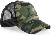 Beechfield - Trucker Cap Snapback pre mužov/dámy Uni PC5744 (One Size) (Dark Green)