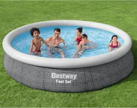 Bestway Swimmingpool Set Rund 366x76 cm