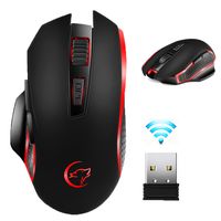 G821 ergonomische Maus, Gaming Mouse Wireless Mouse Einstellbare optische 2400DPI Computermaus 2,4 Hz Computermäuse
