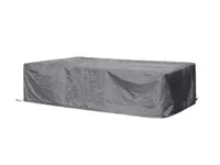 Perel Schutzhülle für Gartenmöbel, Grau, rechteckig, 300 cm x 200 cm x 75 cm