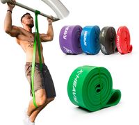 ActiveVikings® Pull-Up Fitnessbänder | Perfekt für Muskelaufbau und Crossfit Freeletics Calisthenics | Fitnessband Klimmzugbänder Widerstandsbänder - X Heavy