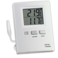 TFA - Digitales Innen-Außen-Thermometer 30.1012 - weiß