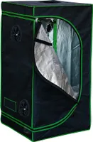 Growbox 100x200x100cm Indoor Gewächshaus Pflanzenzelt Zuchtschrank Treibhaus
