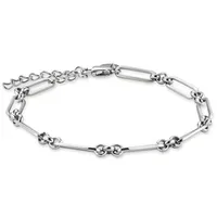 Rosefield ocelový náramek ve stříbrné barvě Multilink JTBCS-J439