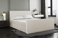 Kontinentálna posteľ LILA matrac 200x200 látka Puente béžová