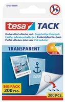 tesa TACK lepiace vankúšiky, 200 kusov, opakovane použiteľné, priehľadné