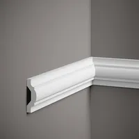 Mardom Wandleiste MDD351 Profoam 25 x 76 x 2000 mm Weiß Zierleiste Stuckleiste