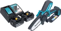 Makita DUC 101 RT201 Akku Astsäge 18 V 10 cm Brushless + 2x Akku 5,0 Ah + Ladegerät