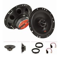 JBL Stage2 624 Lautsprecher Set kompatibel mit VW Golf 6 Touran New Beetle EOS 165mm 2-Wege Koax System