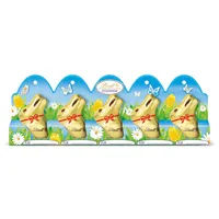 Wydrążona figurka Lindt Mini Gold Bunny z czekolady z mleka alpejskiego 50g
