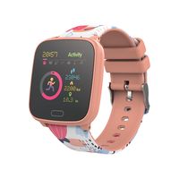 Forever GO JW-100 Smartwatch Armbanduhr Kinder Schritt, Zeit, Datum, Musik-Management, Alarm, orange