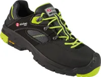 SIXTON Ortles Low S3, Farbe:schwarz/grün, Schuhgröße:43 (UK 8.5)