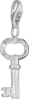 Truhenschlüssel Charm-Anhänger 925 Silber 24x11mm Amulett für Bettelarmband