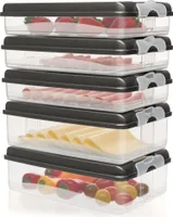 Aufschnittdosen für Kühlschrank, Wurst Aufbewahrung mit Deckel