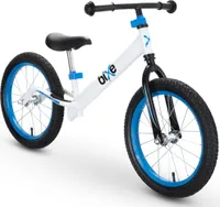 Bixe 16 Zoll Laufrad ab 5 Jahre blau - Balance Bike für große Kinder im Alter von 5 bis 9 Jahren - Fahrrad ohne Pedale mit Luftreifen - für Jungen und