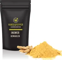 500g Ingwerpulver Ingwer gemahlen Ingwer Wurzel  - Greenline Serie