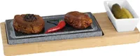 Nouvel Hot Stone, anthrazit/natur/weiß, 3-teilig (1 Set)