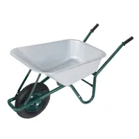 Dmuchawa ocynkowana GREEN BARRY, maks. pojemność 100 l/250 kg, zielono-czarna