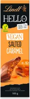 Baton Lindt HELLO Vegan Salted Caramel | 100g baton | z napojem owsianym, pastą migdałową, karmelizowanym cukrem i nutą soli | czekoladowy prezent