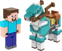 Minecraft obrnený kôň a Steve