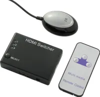 Schwaiger HDMI-Verteiler 3-fach, Auto, IR-Maus, Fernbedienun