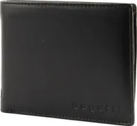 bugatti Leder Geldbörse City Line Coin Wallet with Flap 8 CC Black schwarz