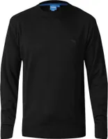 Duke - "D555 Jovanni 1" Pánská mikina s krkem DC472 (5XL) (černá)
