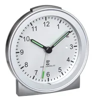 Funkwecker, analog, 60.1517.54, silber,  TFA Dostmann