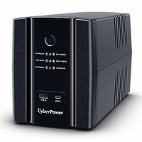 CyberPower UT2200EG Line-Interactive UPS 2200VA/1320W LED, AVR, USB (HID), wyjście (4) Schuko, RJ45 Lan Protection, ładowarka USB A+C