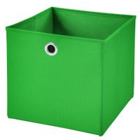 8er Set Faltbox in der Farbe Grün 32 x 32 cm Faltkiste Regalkorb Regalbox Kinder 