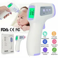 Fieberthermometer Kontaktlos Infrarot Thermometer LCD Stirnthermometer Ohr Baby 