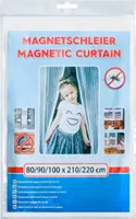 Sieť proti hmyzu magnetická záclona biela 80/90/100x210/220 cm sieť proti hmyzu magnet
