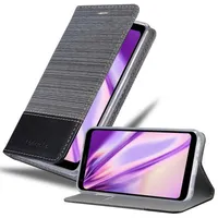 Cadorabo Case for LG Q7 / Q7a / Q7+ Protective Case in Grey Pouzdro na mobilní telefon Kryt pouzdra Pouzdro na knihu Kryt pouzdra