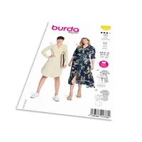 Střih Burda 5819 - Zavinovací šaty