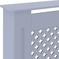 vidaXL MDF kryt radiátoru šedý 205 cm