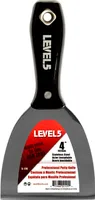 LEVEL5 Profi Spachtel Edelstahl 4"/102mm Kunststoffgriff Trockenbauwand 5-170