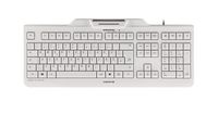 Cherry KC 1000 SC - Tastatur - 105 Tasten QWERTZ - Grau, Weiß