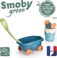 Smoby Green Handwagen mitSandeimergarnitur ausBiokunststoff