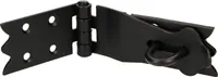 KOTARBAU® Sicherheitsüberfalle 150 x 35 mm Überfalle Überfallescharnier Scharnier Türriegel Vorhängeschloss Verrieglung Klappriegel Kellerverschluss