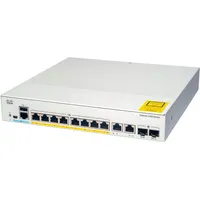 CISCO Catalyst 1000 8-Port Gigabit PoE+ PoE Budget 120W - Netzwerk-Switch - weiß