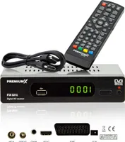 PremiumX Kabelreceiver FullHD DVB-C USB SCART HDMI Digital FTA Kabel TV Receiver