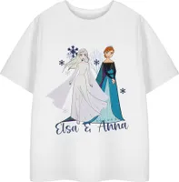 Frozen - Tričko pre dievčatá NS8534 (116) (Biela)
